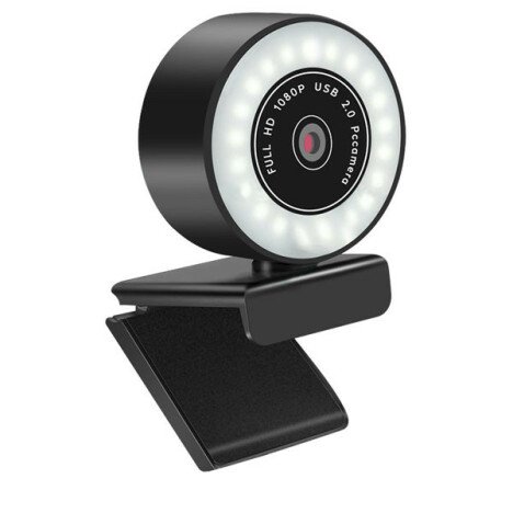 Camera web iUni PC10, Rotire 360°, Full HD, 1080p, Microfon, USB 2.0, Plug & Play